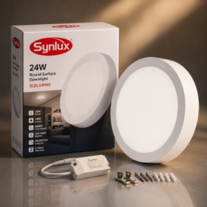 SYNLUX  24W LED PANAL LIGHT ROUND SURFACE DOWNLIGHT WARM WHITE
