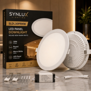 SYNLUX 30W LED PANAL DOWNLIGHT PANEL ROUND NEW BACK BODY