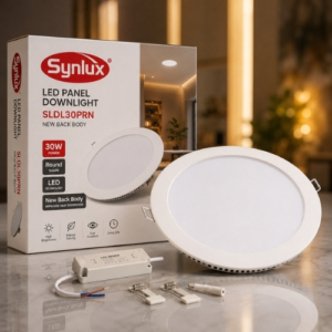 SYNLUX 30W LED PANEL DOWNLIGHT PANEL ROUND NEW WARM WHITE