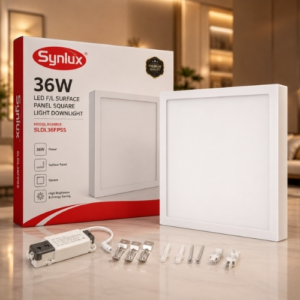 SYNLUX 36W LED F/L SURFACE PANEL SQUARE LIGHT DOWNLIGHT