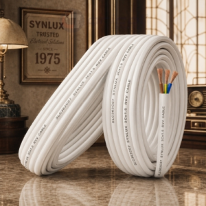 SYNLUX 3CORE x 1.5 RVV CABLE WHITE