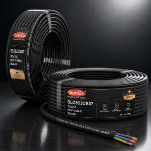 SYNLUX 3CORE x 2.5 RVV CABLE BLACK