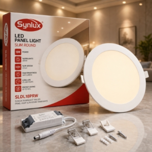 SYNLUX DOWNLIGHT 18W LED PANEL LIGHT SLIM ROUND WARM WHITE