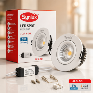 SYNLUX LED SPOT LED LIGHT 3 CCT IN ONE 5W DAYLIGHT
