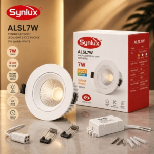 ALSL7D SYNLUX LED SPOT LED LIGHT 3 CCT IN ONE 7W DAY LIGHT