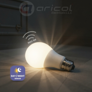ARICOL LED LIGHT SENSOR LAMP 9W E27 DAYLIGHT MICROWAVE