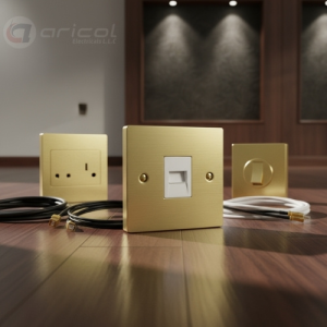 GOLD TELPHONE SOCKET