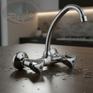 WALL SINK MIXER ZINC KNOB