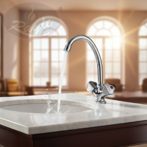 RAYIE WASH MIXER ZINC SINGLE HOLE KNOB